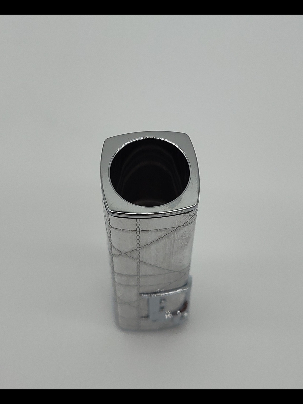 DIOR Addict Silver Cannage Lipstick Case CD Logo Japan Rare Beauty Luxe NIB - Picture 7 of 7